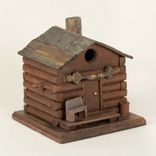 BUD SMOOT Birdhouse - Cabin BUD SMOOT Birdhouse - Cabin