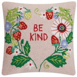 Peking Handicraft Pillow - Strawberry Garden Hearts