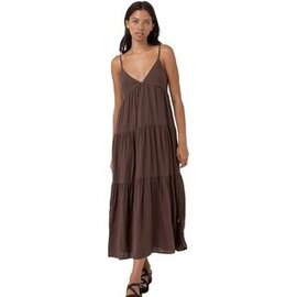 Rhythm Usa Inc Midi Dress - Classic Tiered
