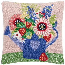 Peking Handicraft Pillow - Strawberry Garden Pots