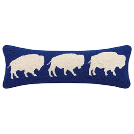 Peking Handicraft Pillow - Buffalo Trio