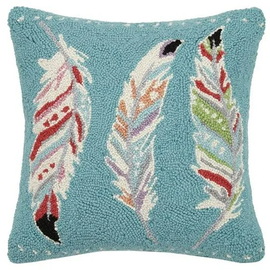 Peking Handicraft Pillow - Feather Trio