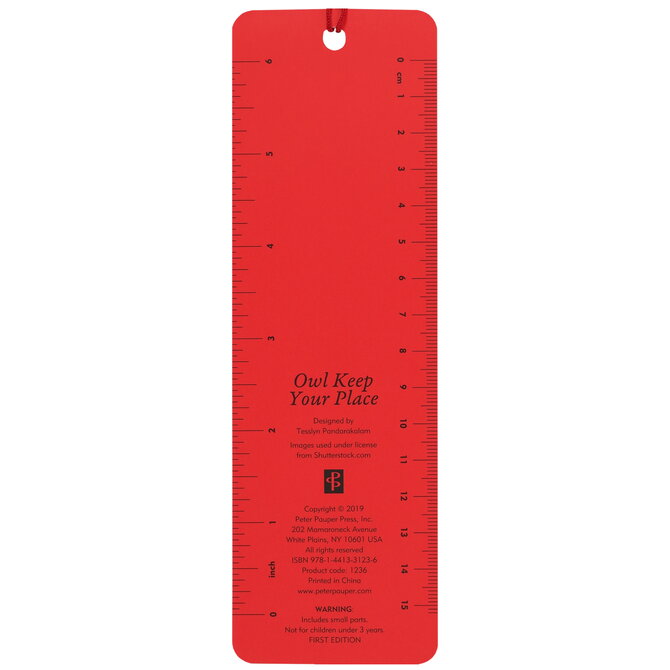 PETER PAUPER PRESS Bookmark - Owl