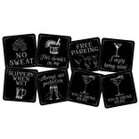 PETER PAUPER PRESS Coaster Set - Drinks on Me