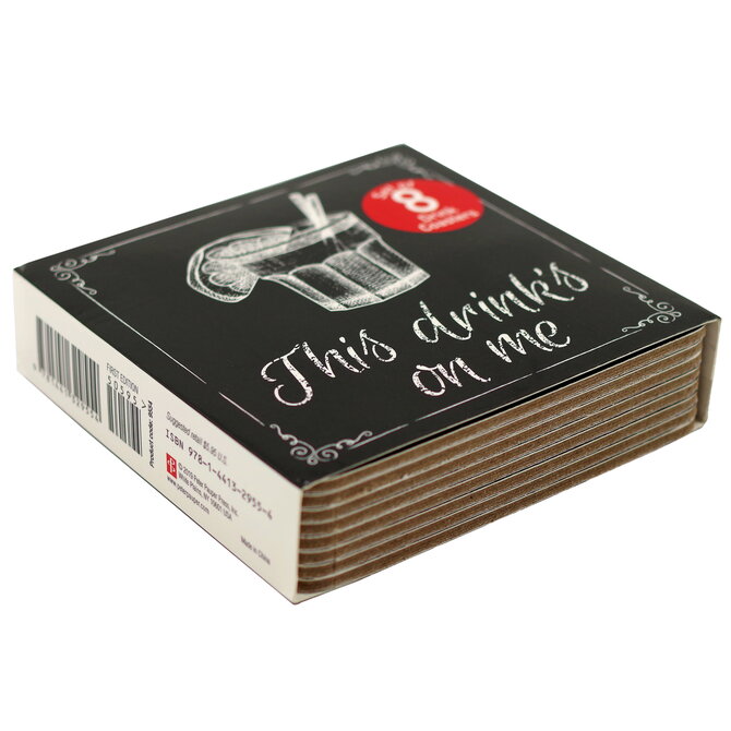 PETER PAUPER PRESS Coaster Set - Drinks on Me
