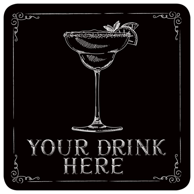 PETER PAUPER PRESS Coaster Set - Drinks on Me