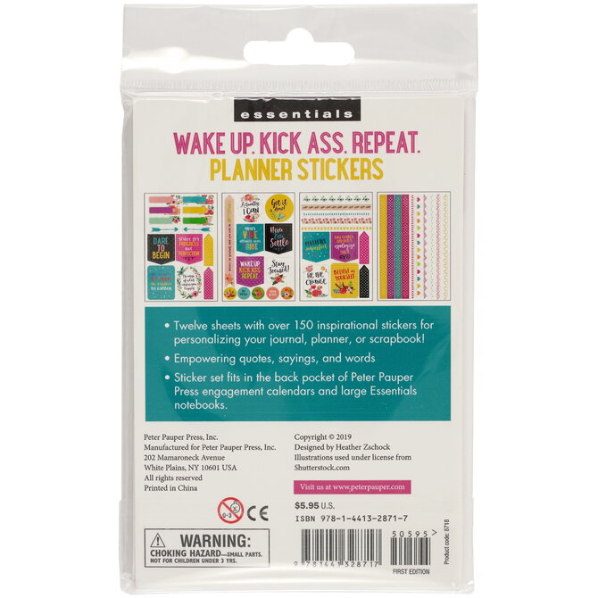 PETER PAUPER PRESS Planner Stickers - Wake Up