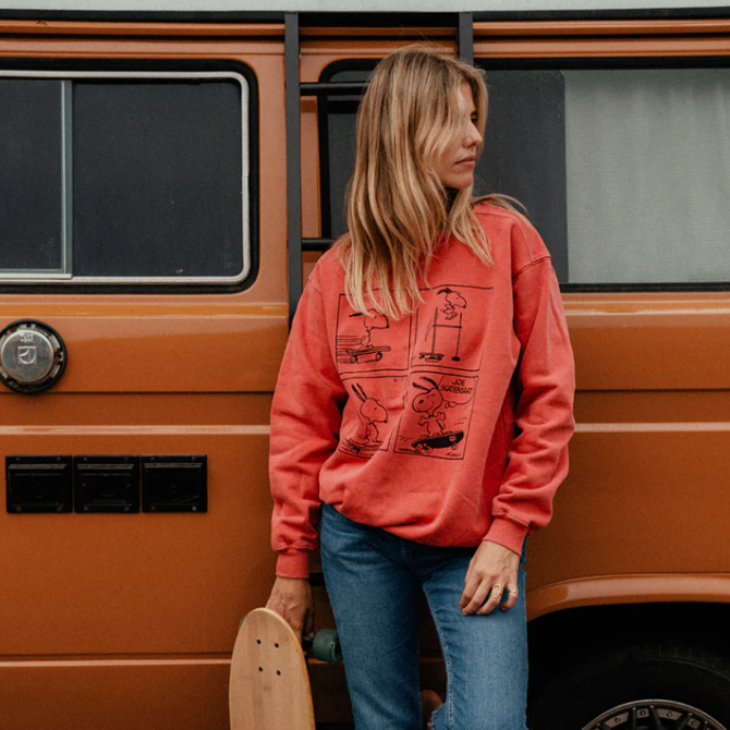 People of Leisure Sweatshirt - Joe Cool Snoopy