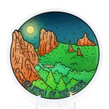 GRASSHOPPERS MERMAID Sticker - Night at Garden of the Gods