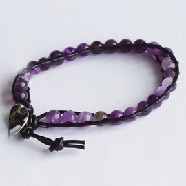 PETER WRIGHT Bracelet - Amethyst Braided