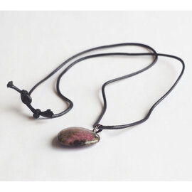 PETER WRIGHT Necklace - Rhodonite Heart