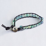 PETER WRIGHT Bracelet - Green Fluorite Braided