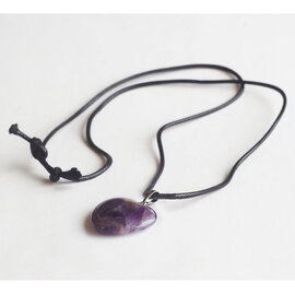 PETER WRIGHT Necklace - Amethyst Heart
