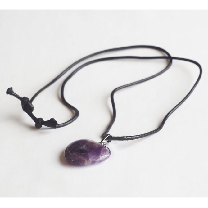 PETER WRIGHT Necklace - Amethyst Heart