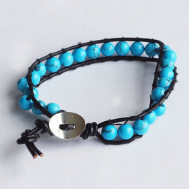 PETER WRIGHT Bracelet - Turquoise Braided