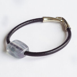 PETER WRIGHT Bracelet - Rainbow Fluorite Clasp