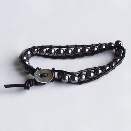PETER WRIGHT Bracelet - Hematite Braided