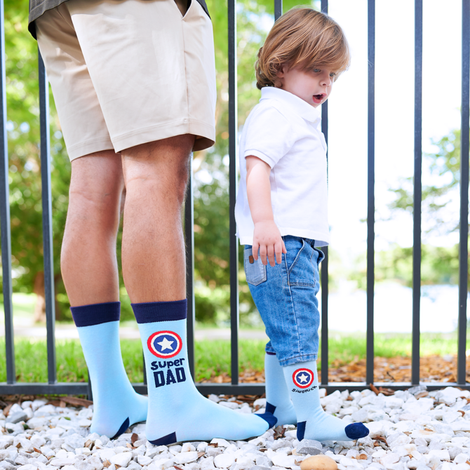 PIERO LIVENTI 2 Pair Socks - Superdad/Sidekick