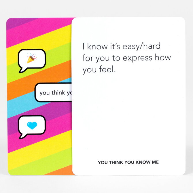 PINK TIGER GAMES Card Game - You Think You Know Me