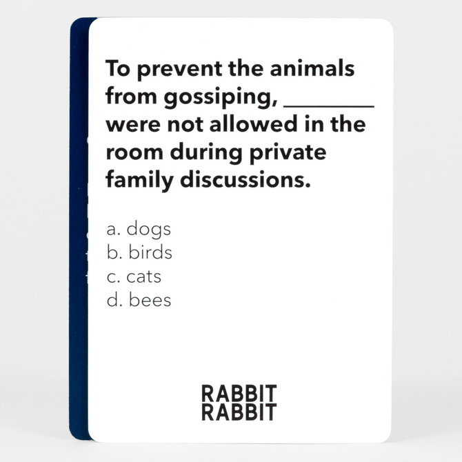 PINK TIGER GAMES Card Game - Rabbit Rabbit