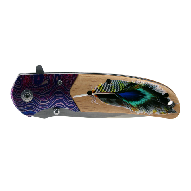Knife - Feather/Wood