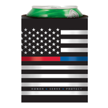 Coozie - 1st Responder Flag