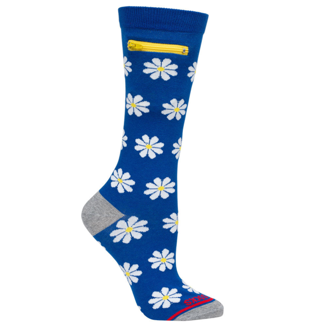 POCKET SOCKS Pocket Sock - Daises Blue