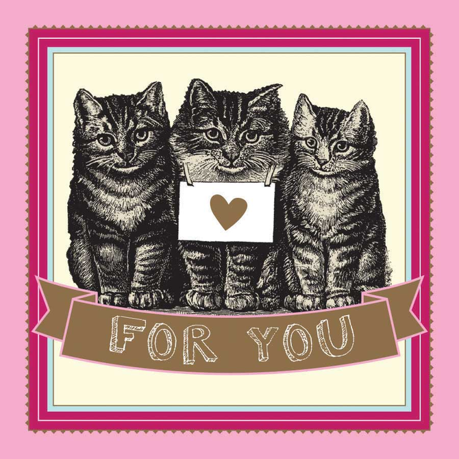POTLUCK PRESS LLC Card - For You Kittens