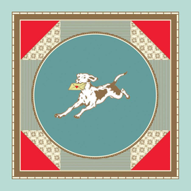 POTLUCK PRESS LLC CARD-DOG W/ LETTER ENCLSR