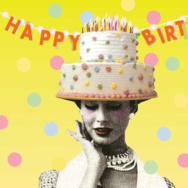 POTLUCK PRESS LLC CARD-HAPPY BIRTHDAY HAT