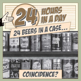 POTLUCK PRESS LLC MAGNET-24 HOURS/DAY