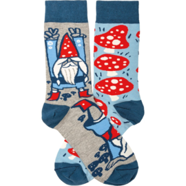 PRIMITIVES BY KATHY Socks - Gnomes & Mushrooms
