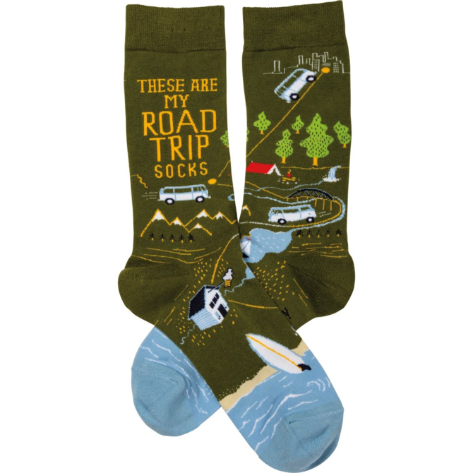 PRIMITIVES BY KATHY Socks - Road Trip