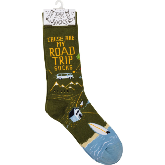 PRIMITIVES BY KATHY SOCKS-ROAD TRIP