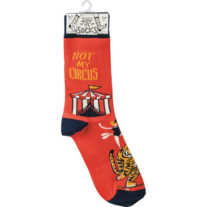PRIMITIVES BY KATHY Socks - Circus & Monkeys