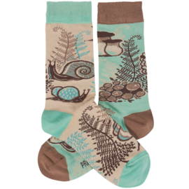 PRIMITIVES BY KATHY Socks - Snails/Mushrooms