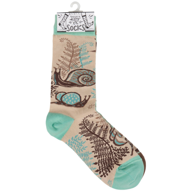 PRIMITIVES BY KATHY Socks - Snails/Mushrooms