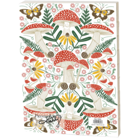 PRIMITIVES BY KATHY JOURNAL-MUSHROOM ART