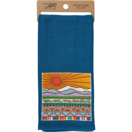 PRIMITIVES BY KATHY TEA TOWEL-MY SUNSHINE