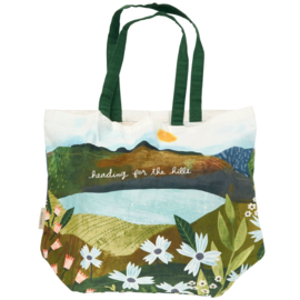 PRIMITIVES BY KATHY TOTE BAG-HEADING FOR THE HILLS