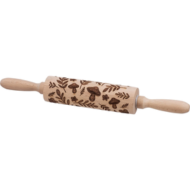 PRIMITIVES BY KATHY ROLLING PIN-MUSHROOMS SM
