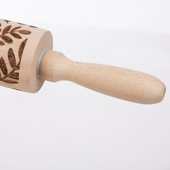 PRIMITIVES BY KATHY ROLLING PIN-MUSHROOMS SM