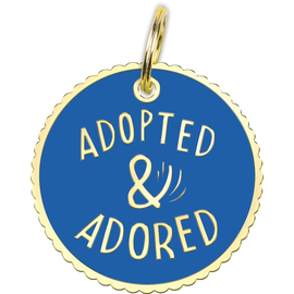 PRIMITIVES BY KATHY COLLAR CHARM-ADOPTED ADORED