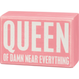 PRIMITIVES BY KATHY Box Sign/Sock Set - Queen