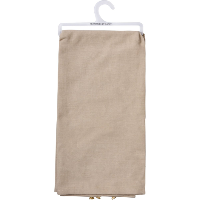 PRIMITIVES BY KATHY TEA TOWEL-BEELIEVE