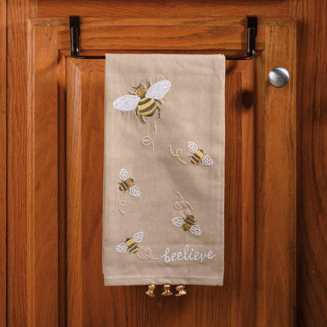 PRIMITIVES BY KATHY TEA TOWEL-BEELIEVE