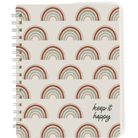 PRIMITIVES BY KATHY Notebook - Happy