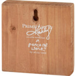 PRIMITIVES BY KATHY Block Sign - Start Again