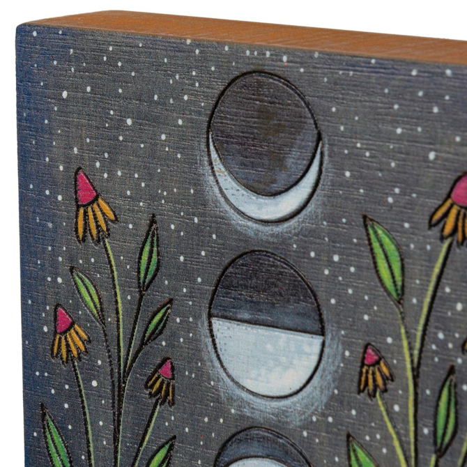 PRIMITIVES BY KATHY Block Sign - Moon Phases
