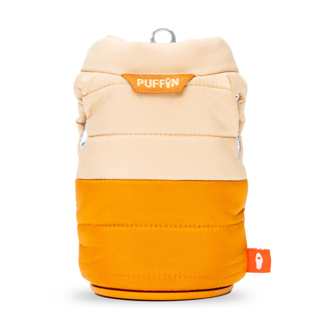 Puffin Coolers Llc PUFFY VEST COOZIE - BROWN/TAN
